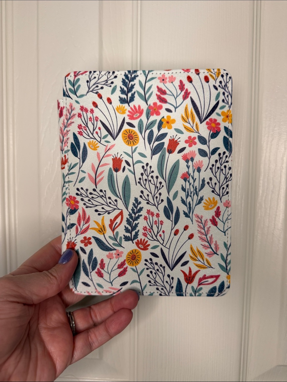 Floral Print Tablet or E-Reader/Kindle Cover - Multicolor Floral Design